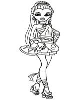 kolorowanki malowanki monster high dla dziewczynek, kolorowanka do wydruku numer  169